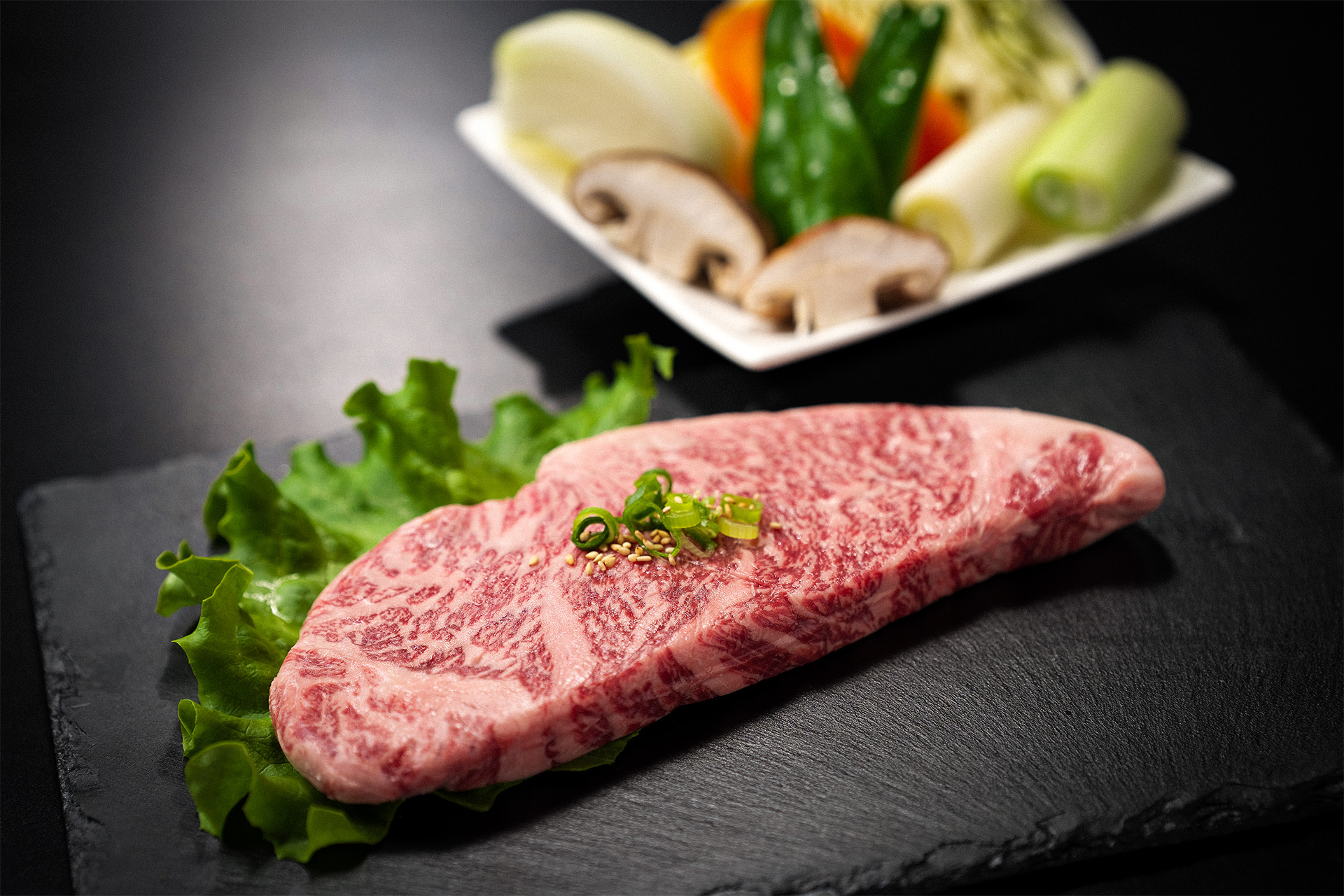 飛騨牛のサーロインステーキ